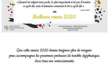 Vœux AAD Loire 2020