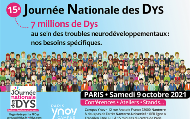 Assistez à la 15e Journée Nationale des Dys en replay !