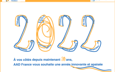 AAD vous souhaite pour 2022  une année innovante et apaisée.