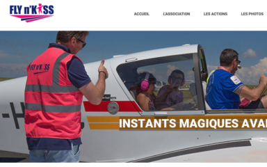 Un baptême de l’air offert par FLY n’KISS pour 5 enfants dys