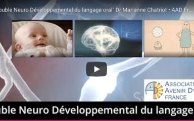 replay de la conférence « LA DYSPHASIE EN 2022 » par le Dr Marianne CHATRIOT