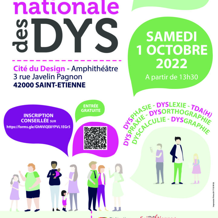 JOURNEE DES DYS à ST-ETIENNE le samedi 1er octobre 2022
