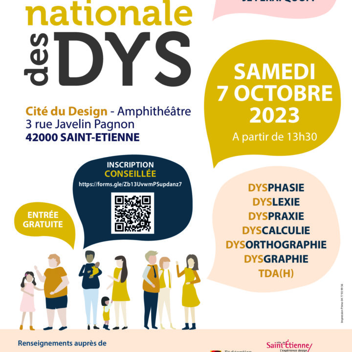 Journée Nationale des Dys à St Etienne Samedi 7 octobre